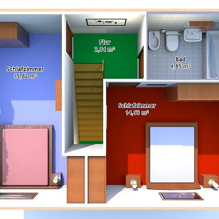Apartmán Ferienwohnung Sonnenblume *